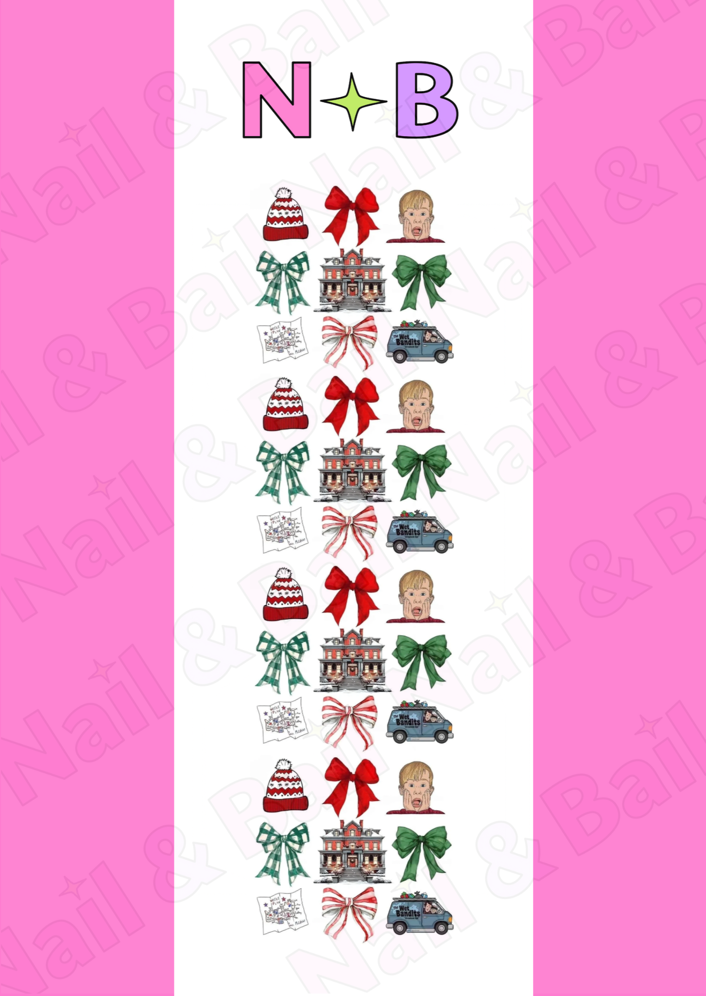 Kevin's Christmas Nail Decals