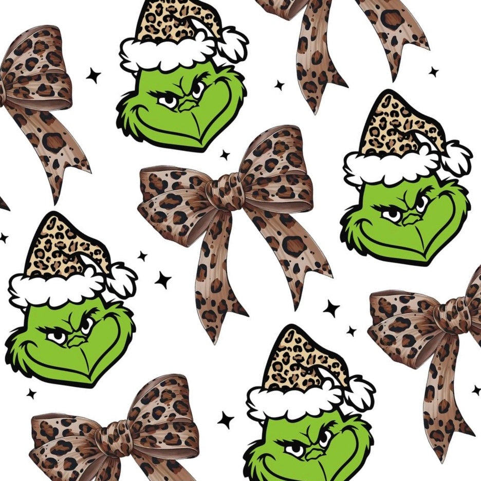 Wild Grinch Nail Decals