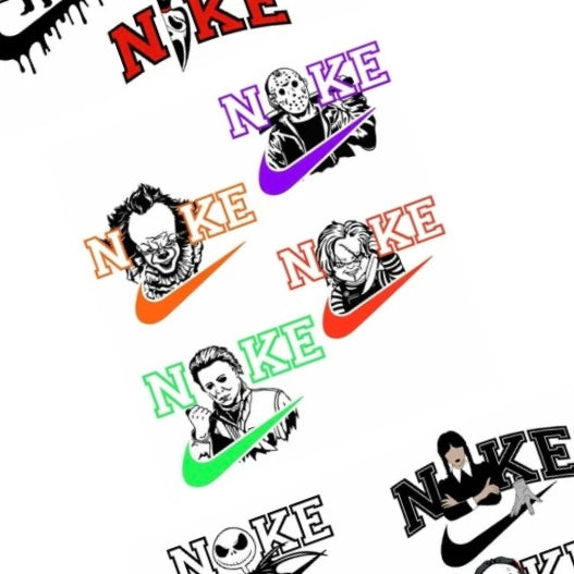Horror Swoosh Nail Decals