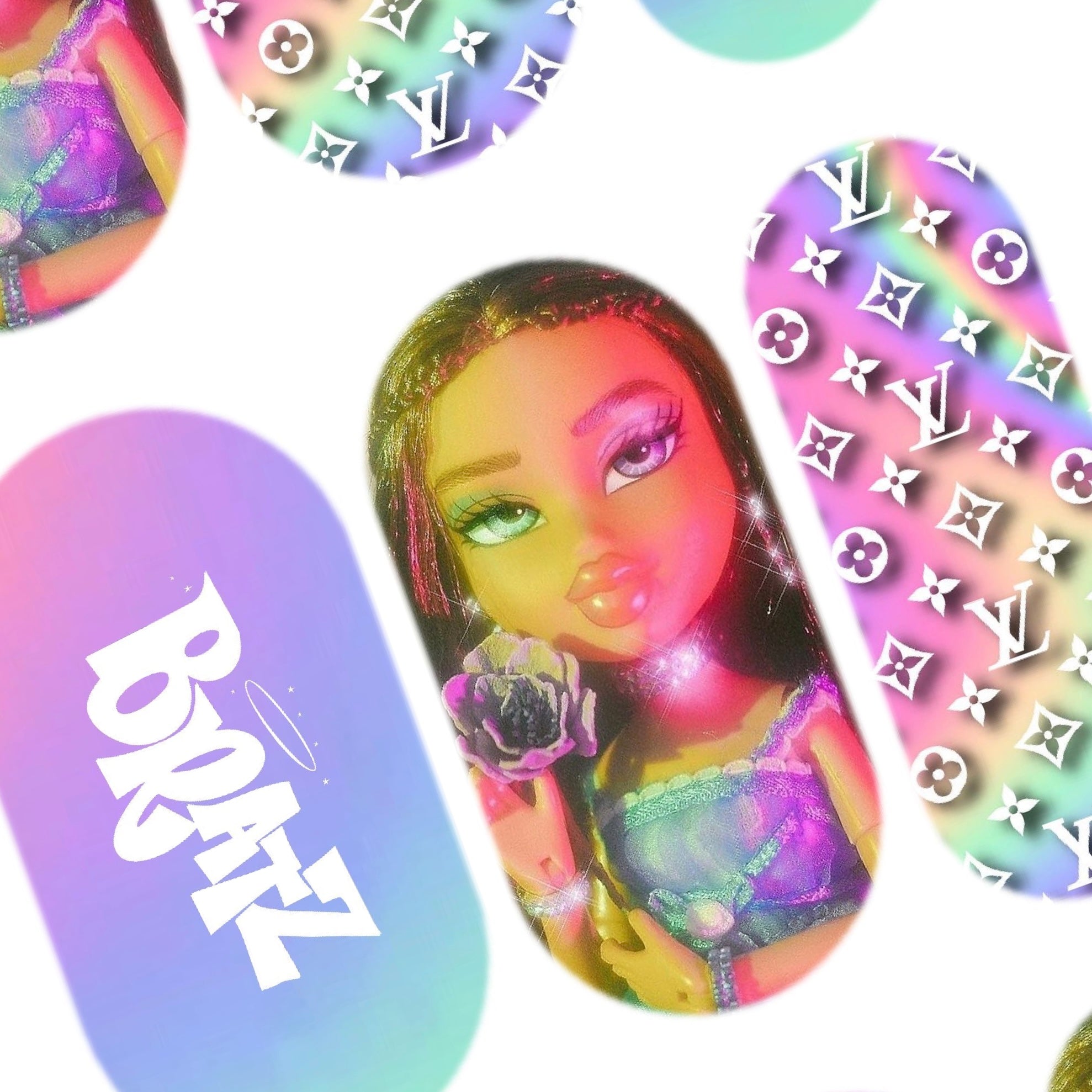 Calcomanías Ombré Bratz