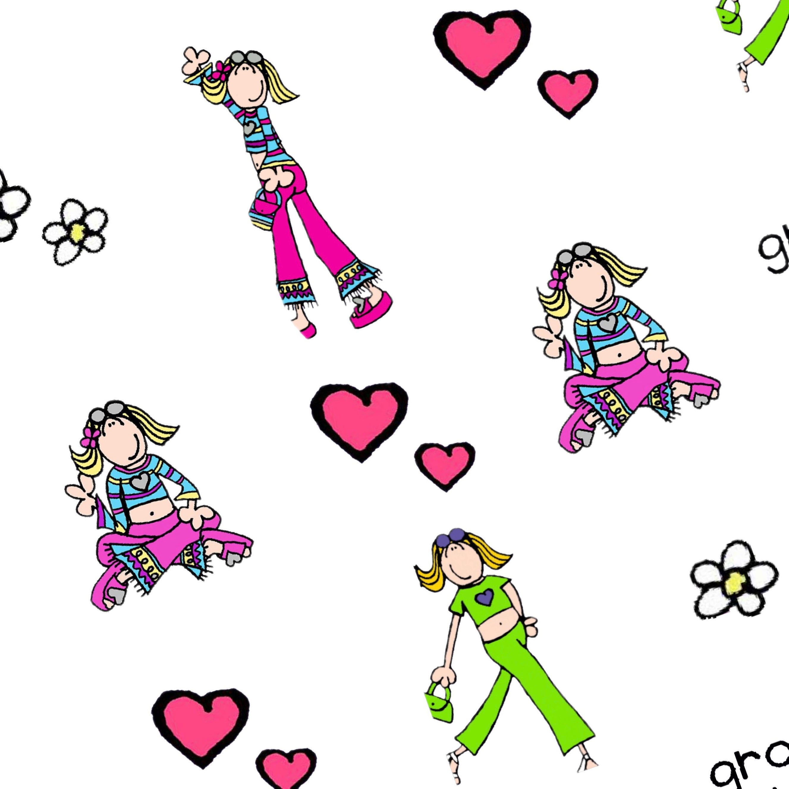 Groovy Chick Decals