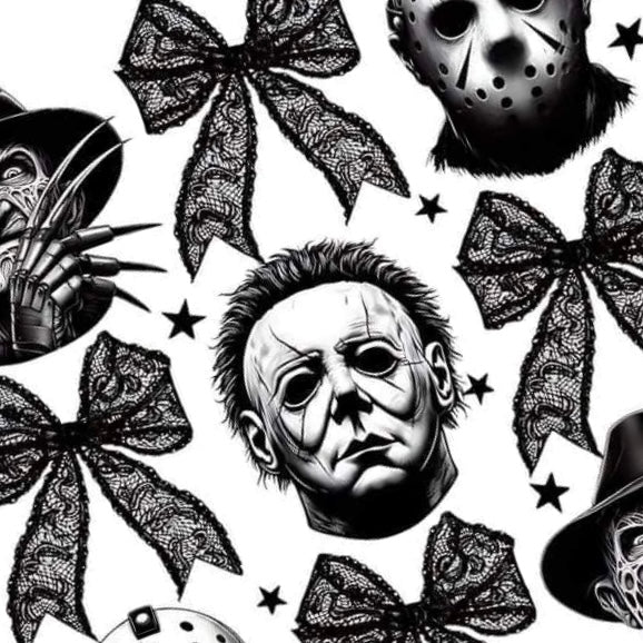 Laced In Horror Nail Decals