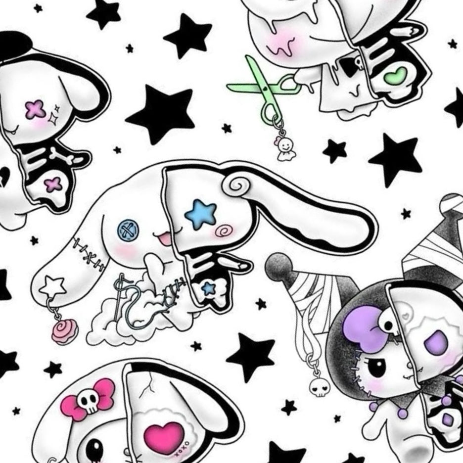 Sanrio Spooksters Nail Decals