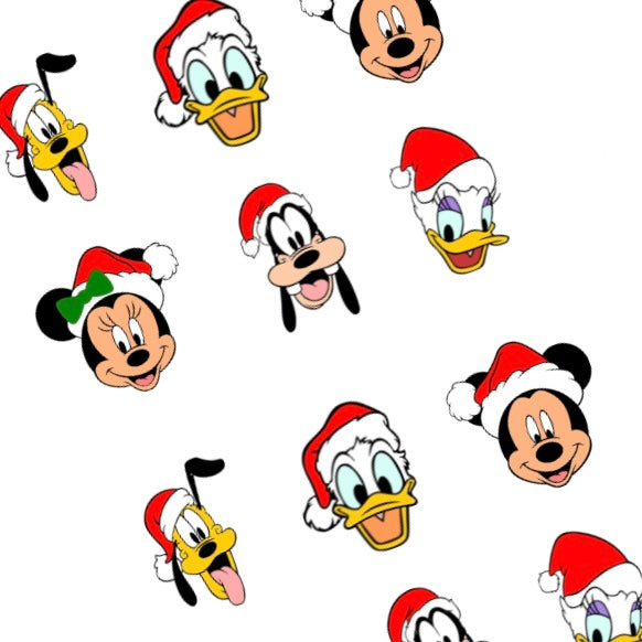 Festive Mouse & Friends Nail Decals