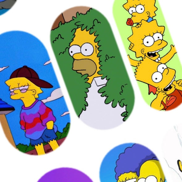 Calcomanías de Los Simpson