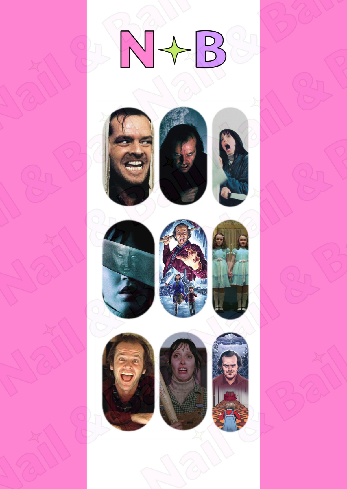 Redrum Nail Decals