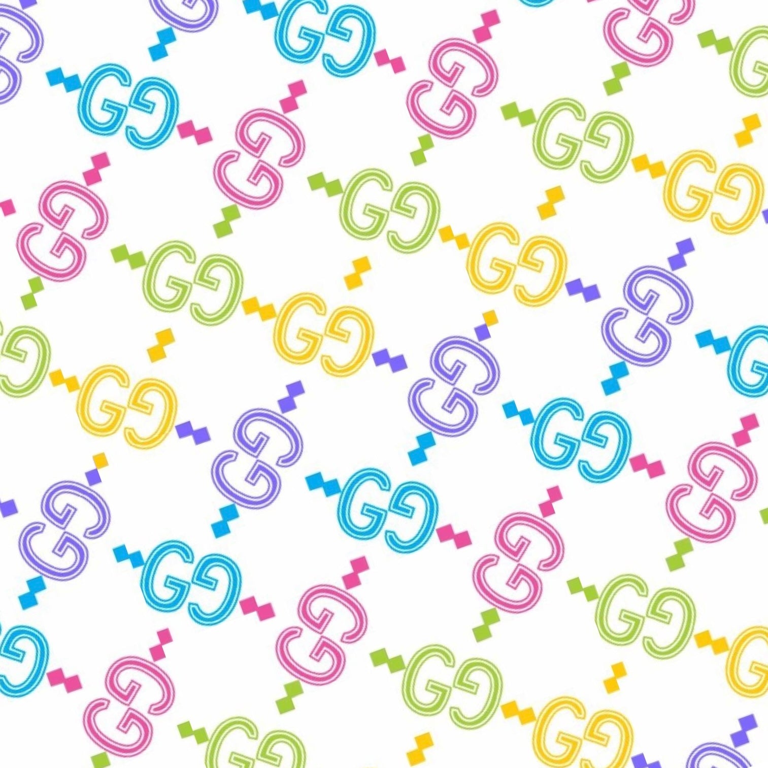 Calcomanías GG brillantes