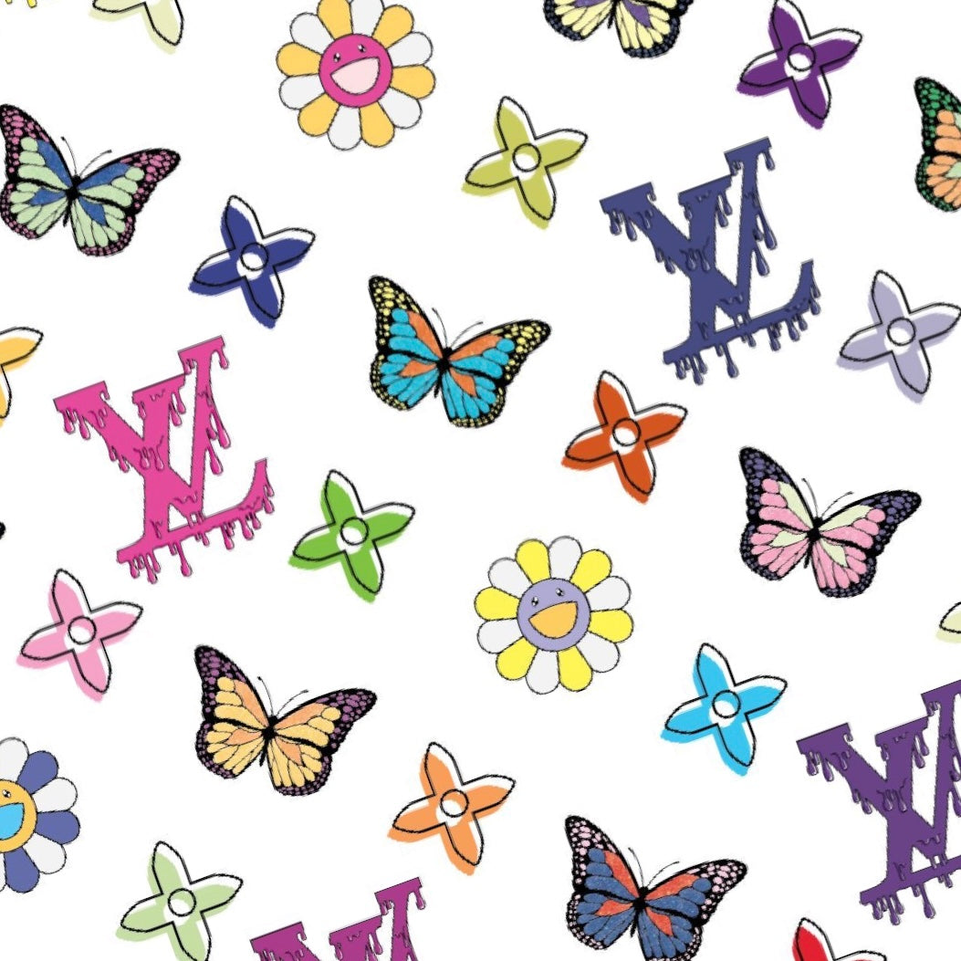 Calcomanías de diseñador de mariposas