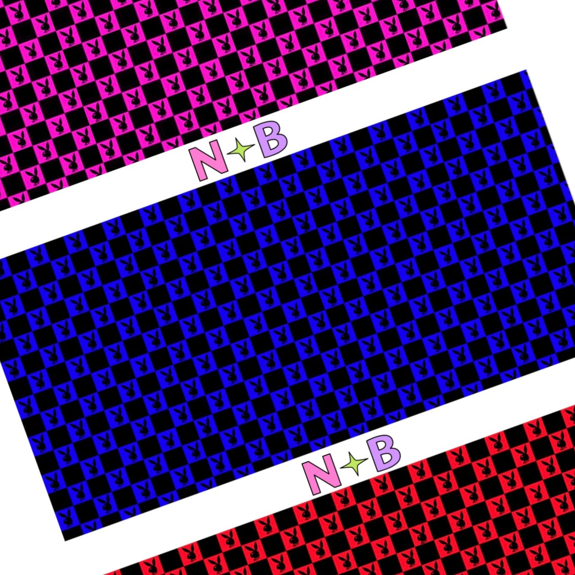 Calcomanías de conejitos brillantes