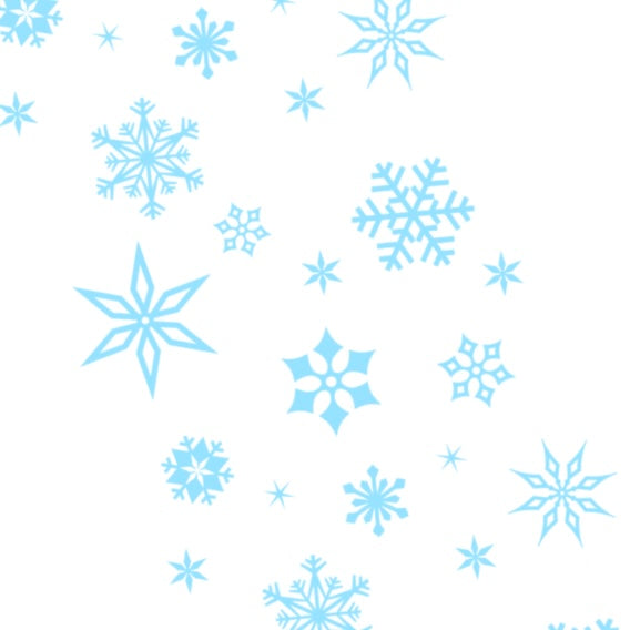 Snowflake Nail Decals