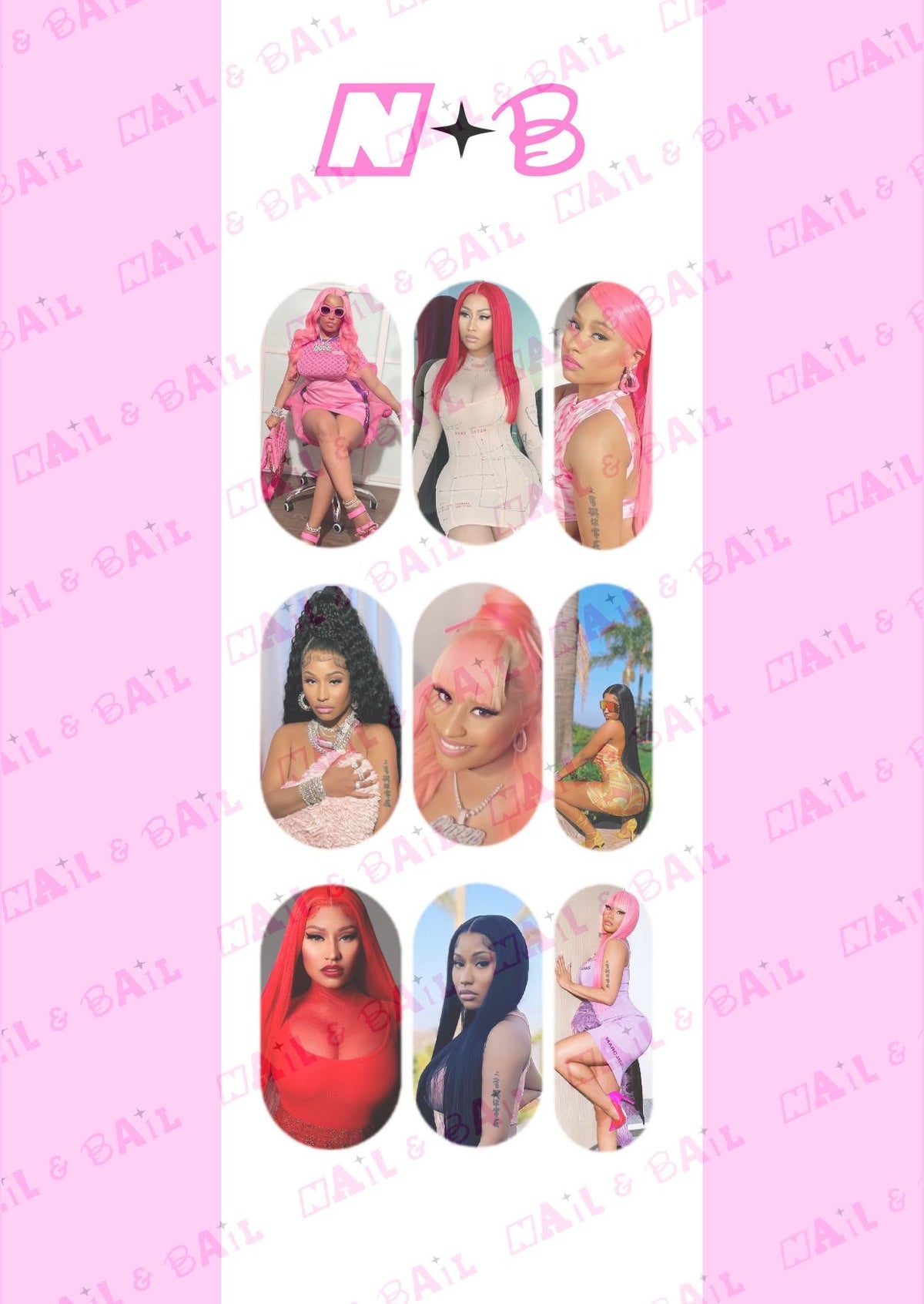 Calcomanías de Nicki Minaj