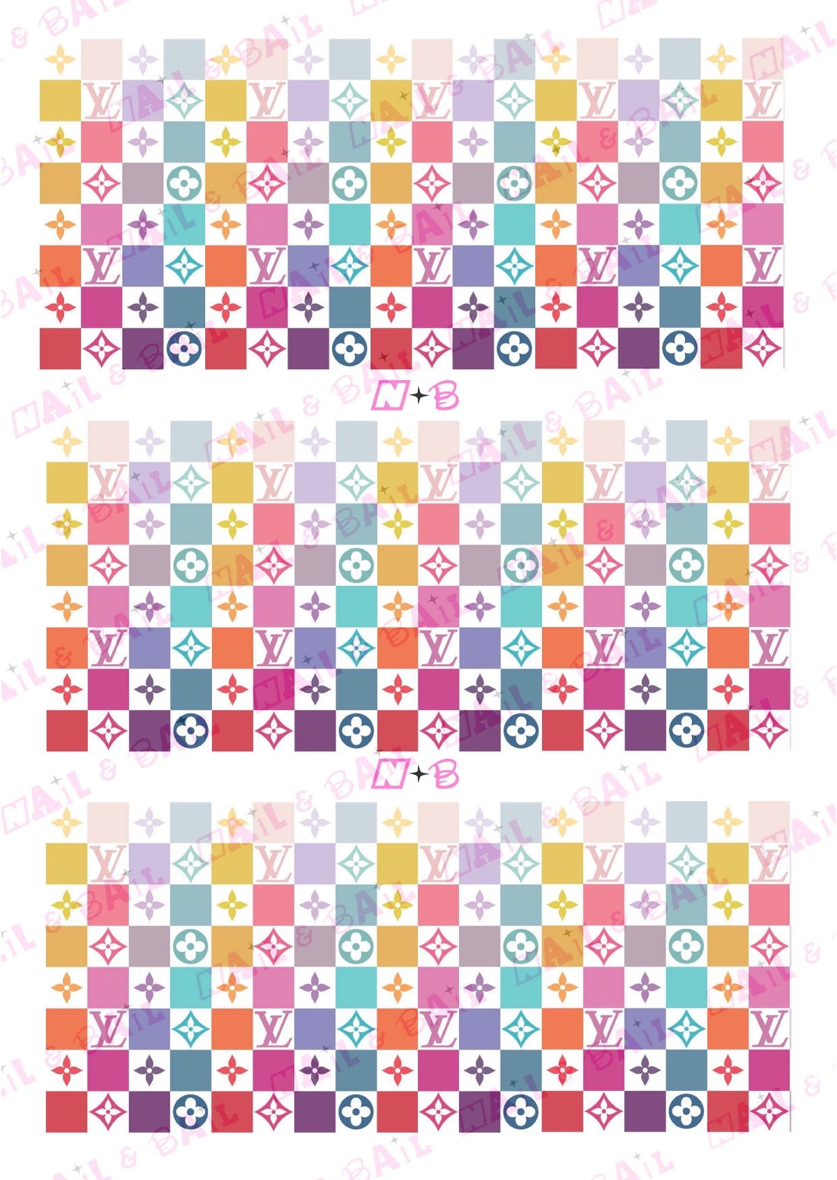 Ombré Designer Square Decals