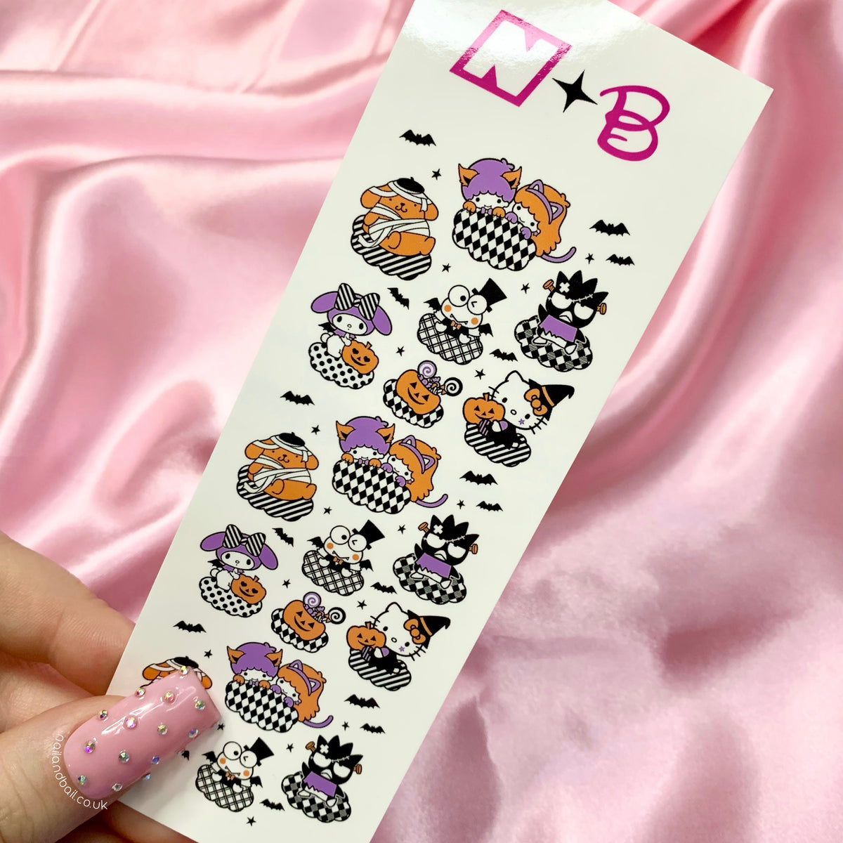 Spooky Kitty Nail Decals