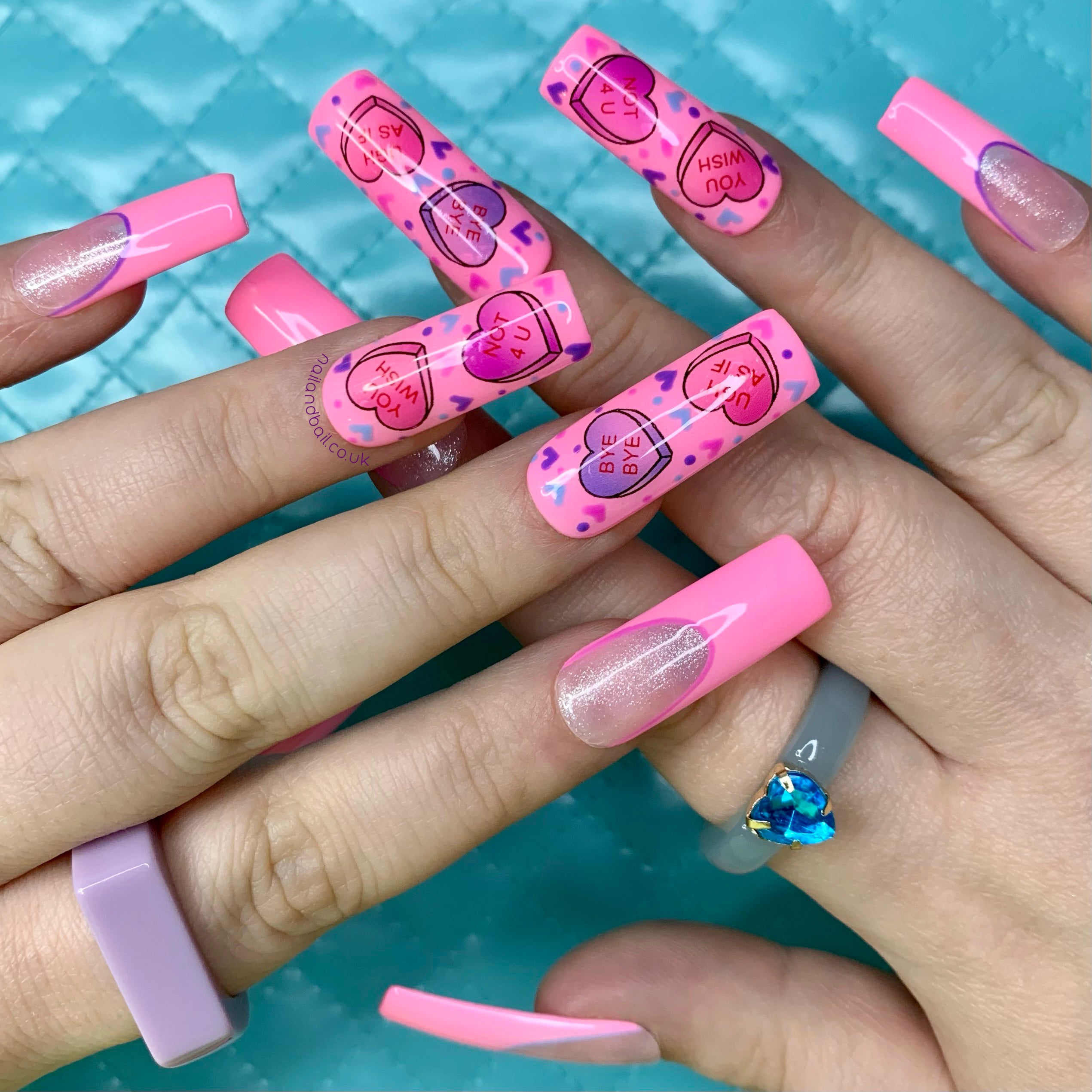 Corazones de caramelo