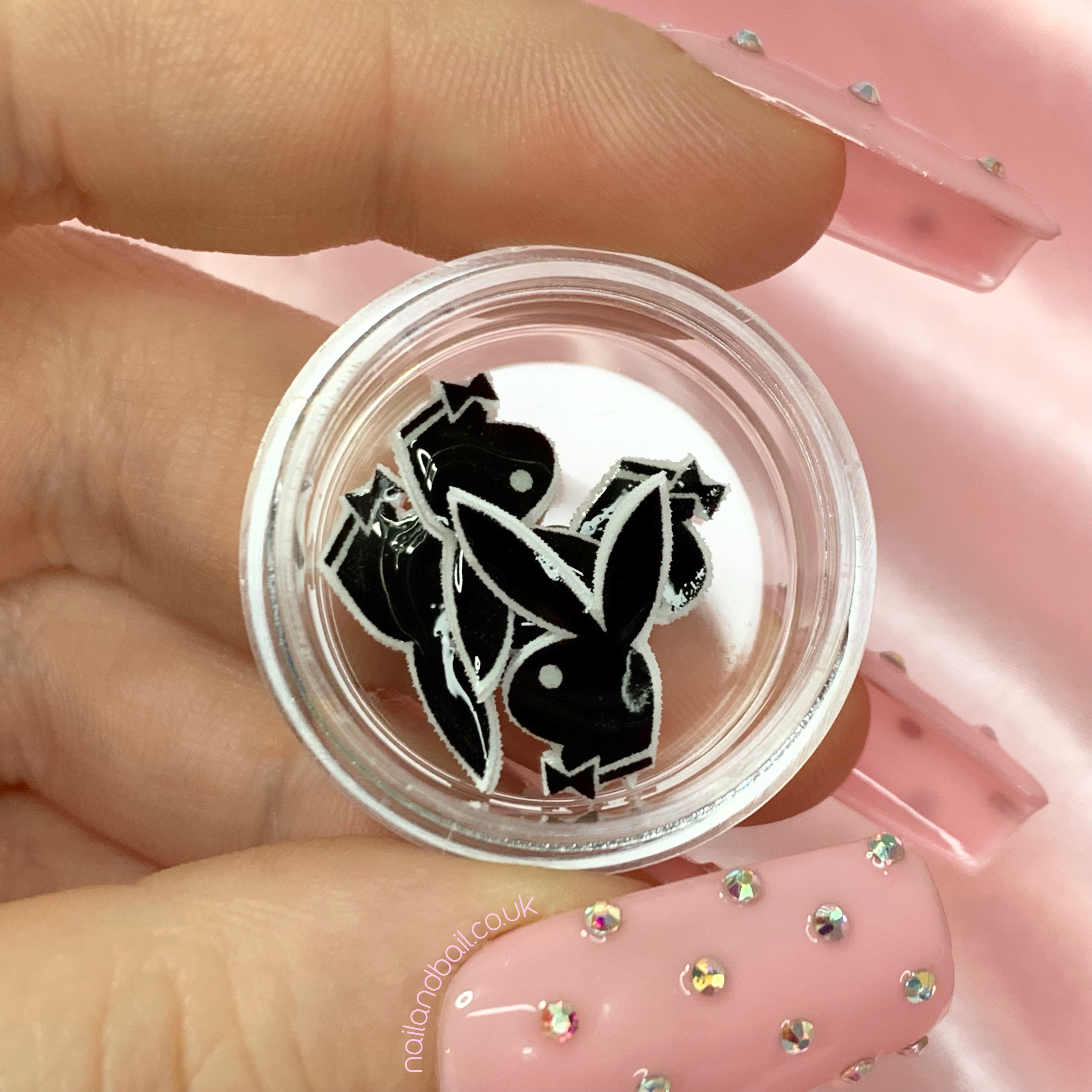 Introducing our handmade 6pcs Bright Bunny Nail Charms! Add a touch of glamour to your nails with these adorable charms, available in various colors. Perfect for any occasion, these high-quality charms are a must-have for any fashion-forward individual. Order now and take your nail game to the next level!