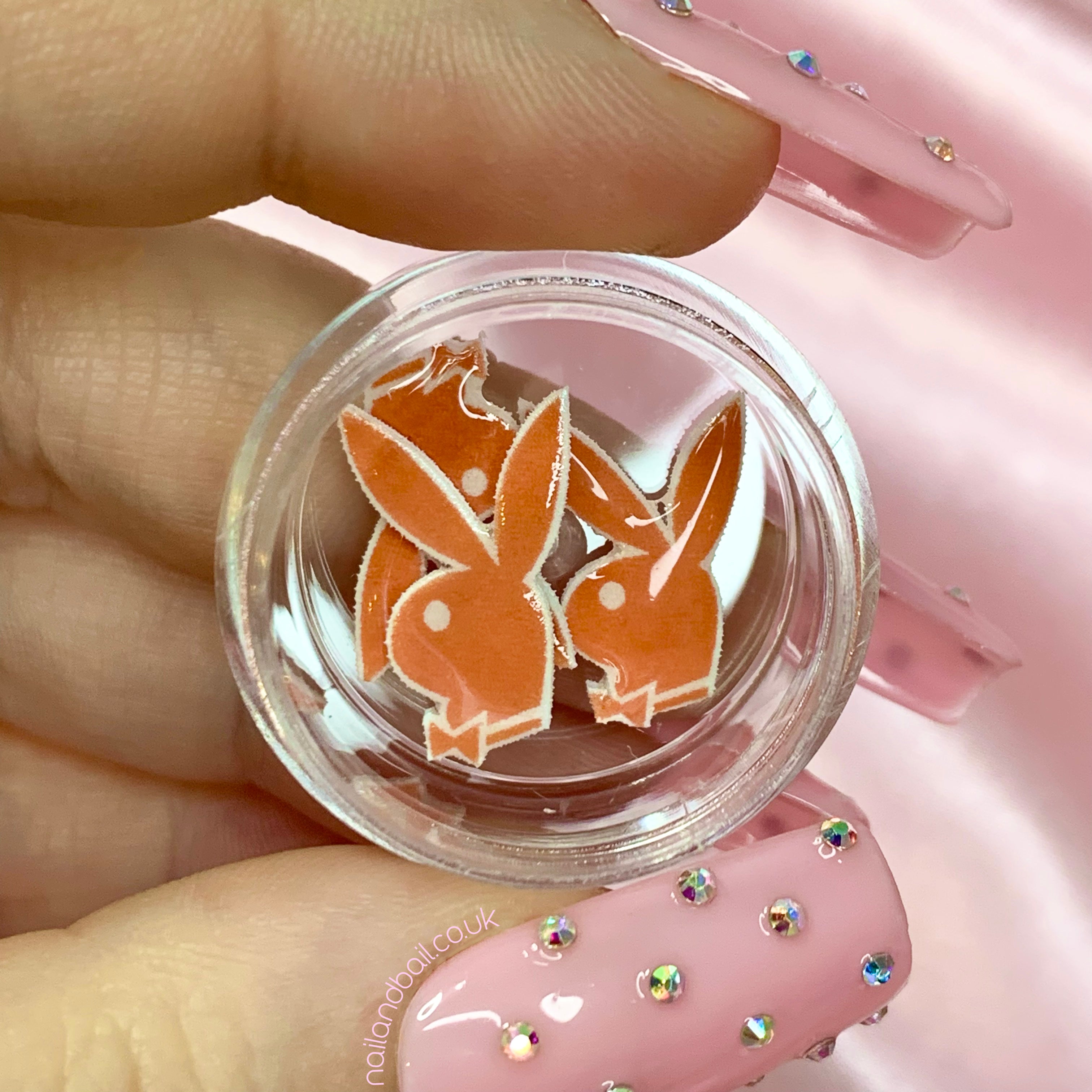 Introducing our handmade 6pcs Bright Bunny Nail Charms! Add a touch of glamour to your nails with these adorable charms, available in various colors. Perfect for any occasion, these high-quality charms are a must-have for any fashion-forward individual. Order now and take your nail game to the next level!