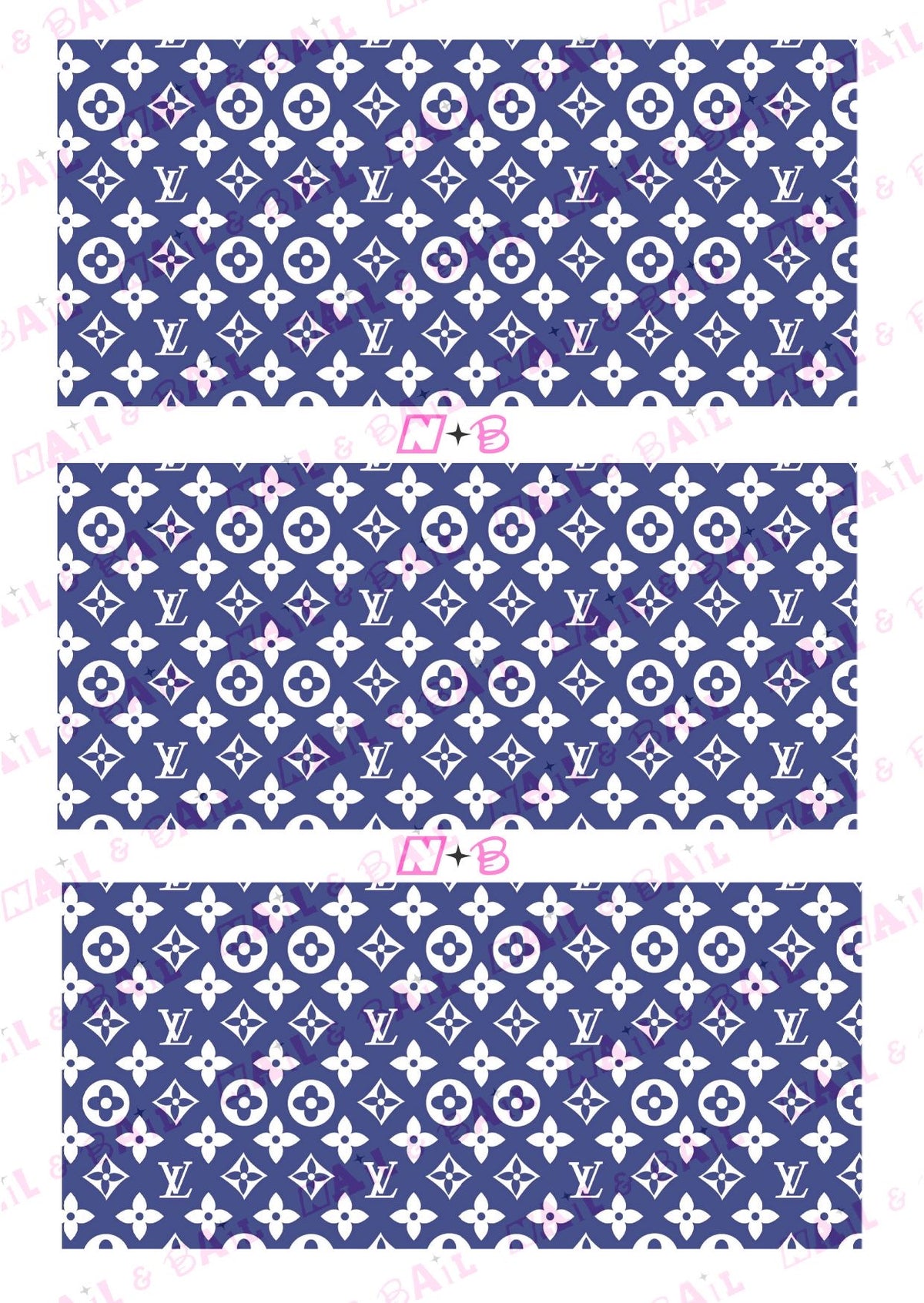 Dark Blue Designer Decals