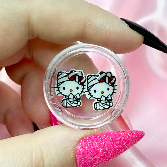 6pcs Kitty Mummy Charms