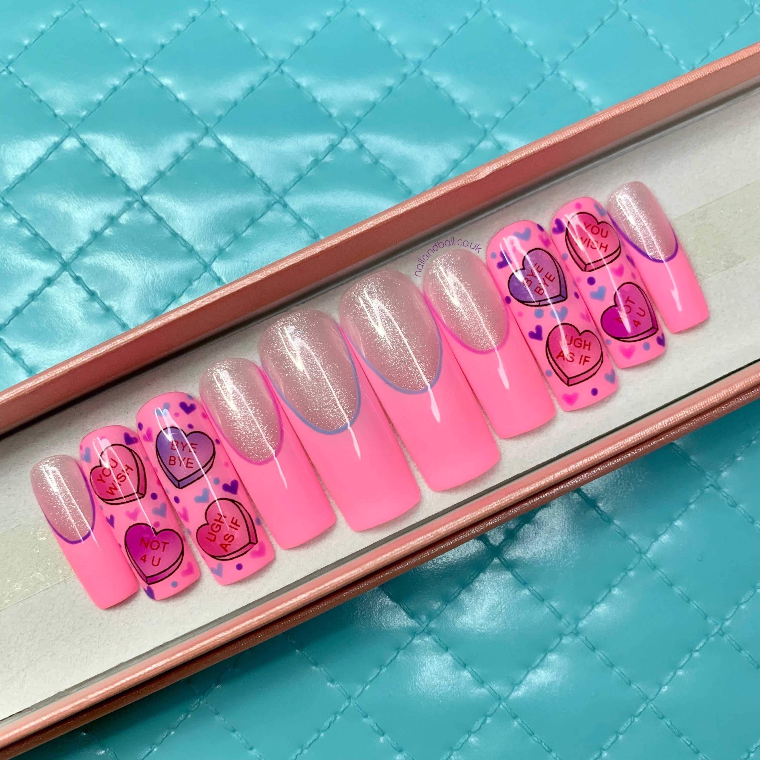 Corazones de caramelo